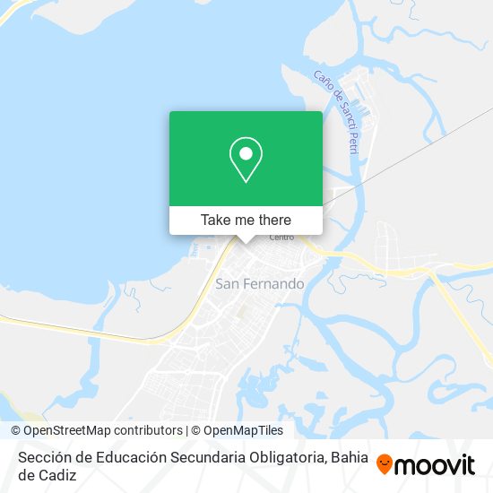 mapa Sección de Educación Secundaria Obligatoria