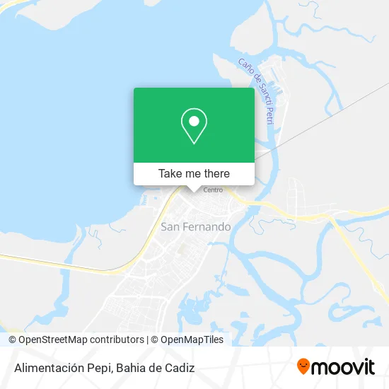 Alimentación Pepi map