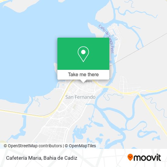 Cafetería Maria map