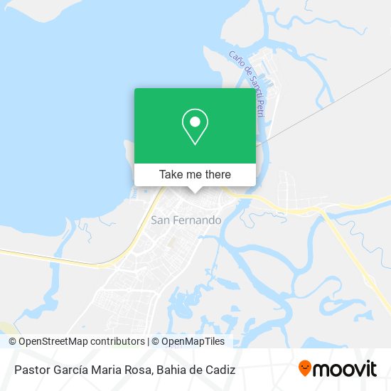 Pastor García Maria Rosa map
