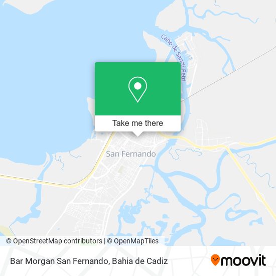 Bar Morgan San Fernando map