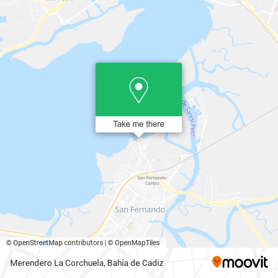 Merendero La Corchuela map