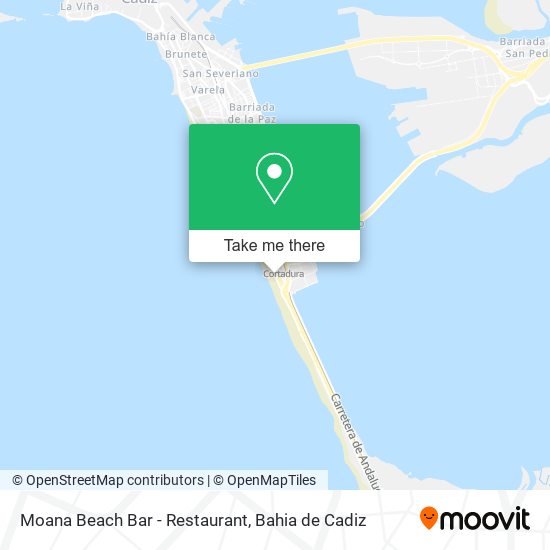 Moana Beach Bar - Restaurant map