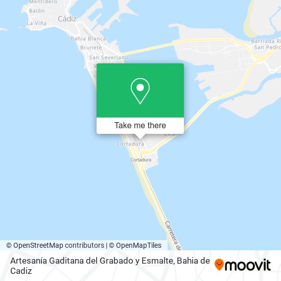 Artesanía Gaditana del Grabado y Esmalte map