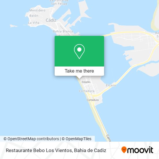Restaurante Bebo Los Vientos map