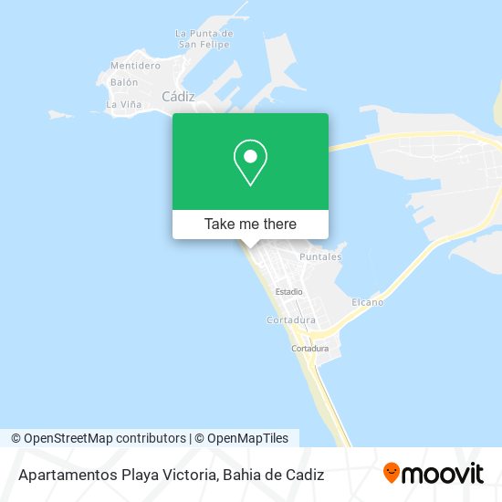 Apartamentos Playa Victoria map