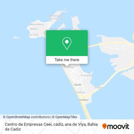 Centro de Empresas Ceei, cádiz, ana de Viya map