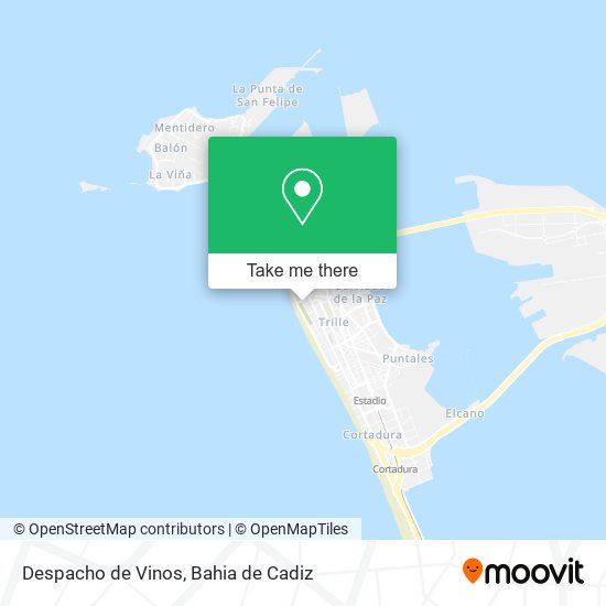 Despacho de Vinos map