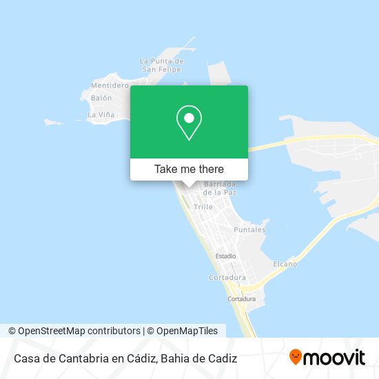 Casa de Cantabria en Cádiz map
