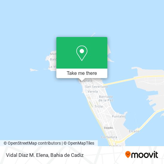 Vidal Díaz M. Elena map