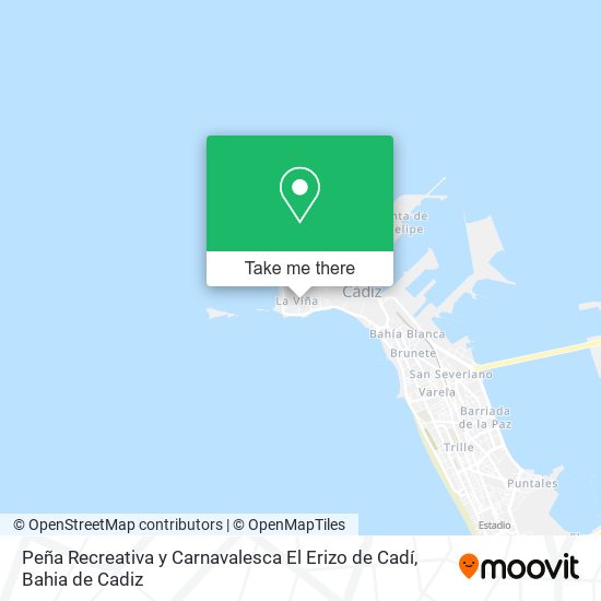 Peña Recreativa y Carnavalesca El Erizo de Cadí map