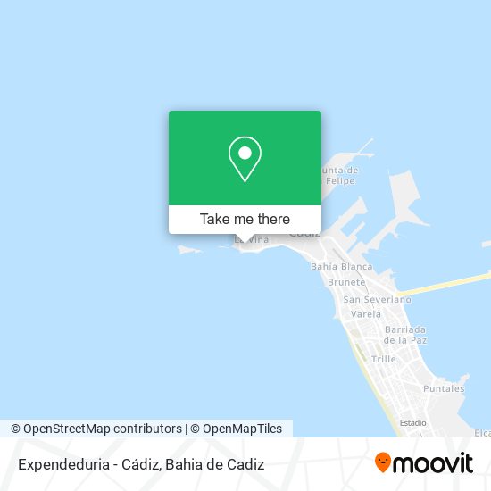 Expendeduria - Cádiz map