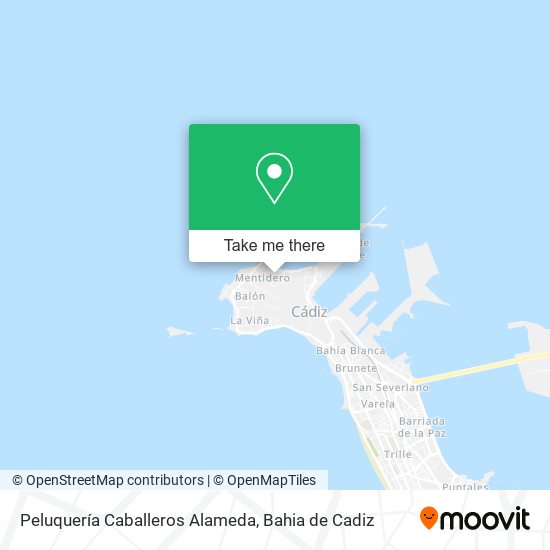 Peluquería Caballeros Alameda map