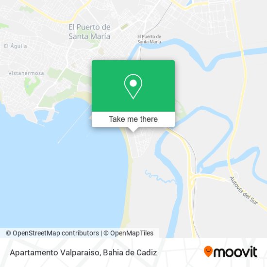 Apartamento Valparaiso map