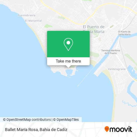 Ballet María Rosa map