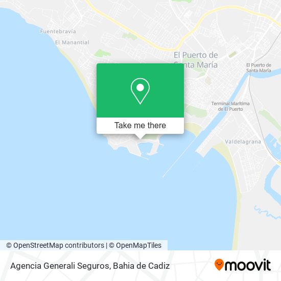 Agencia Generali Seguros map