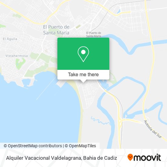 Alquiler Vacacional Valdelagrana map