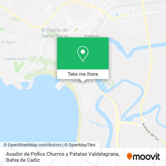 Asador de Pollos Churros y Patatas Valdelagrana map