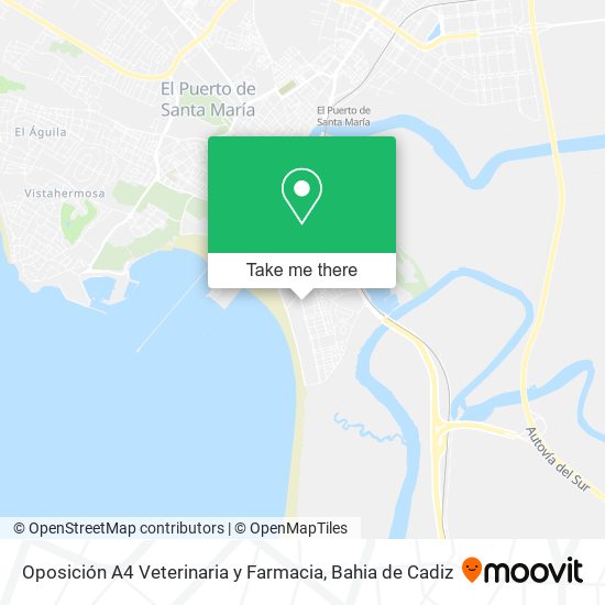 Oposición A4 Veterinaria y Farmacia map