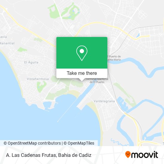 A. Las Cadenas Frutas map