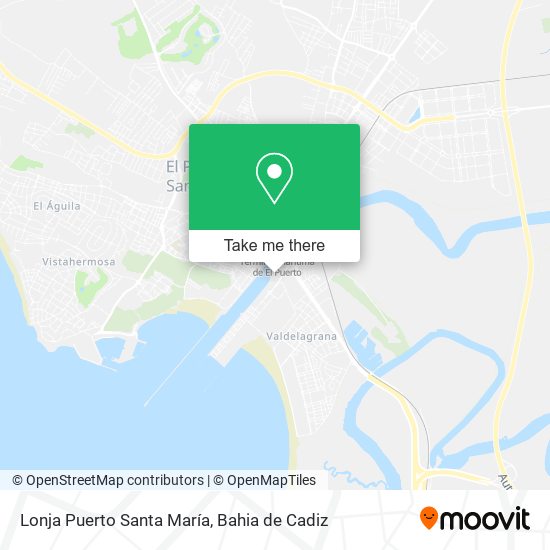 Lonja Puerto Santa María map