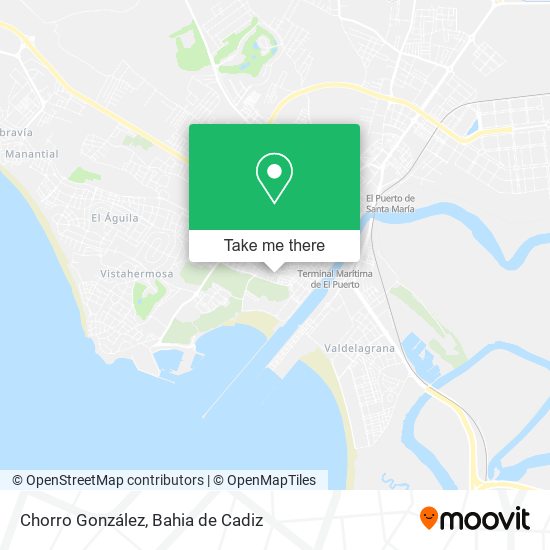 Chorro González map