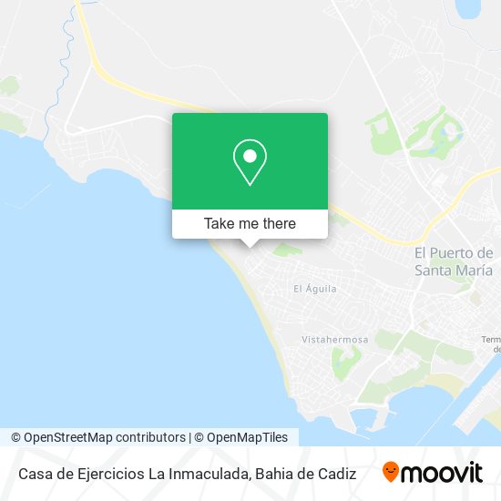 Casa de Ejercicios La Inmaculada map