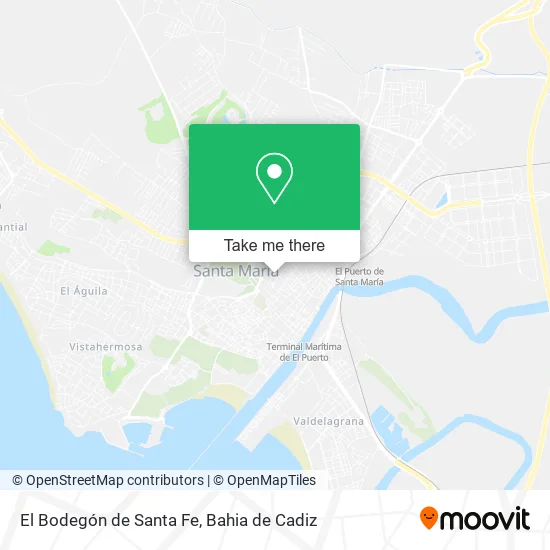 El Bodegón de Santa Fe map