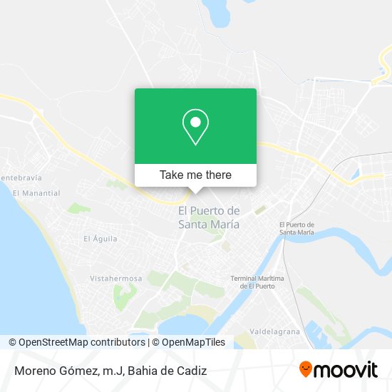 Moreno Gómez, m.J map