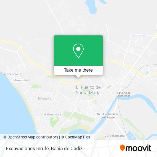 Excavaciones Inrufe map