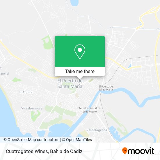 Cuatrogatos Wines map