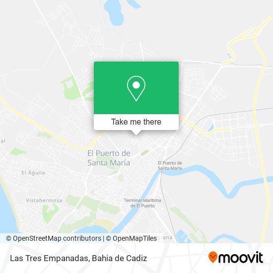 Las Tres Empanadas map