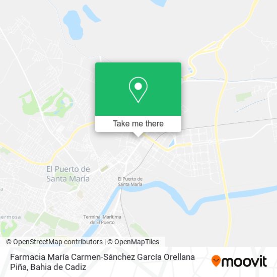 Farmacia María Carmen-Sánchez García Orellana Piña map
