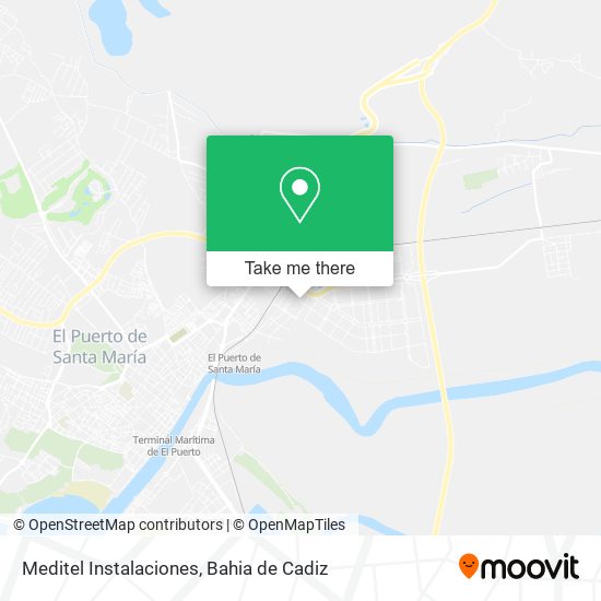 Meditel Instalaciones map