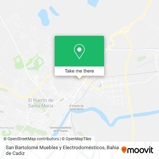 San Bartolomé Muebles y Electrodomésticos map