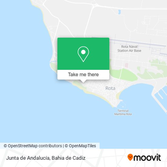 Junta de Andalucía map