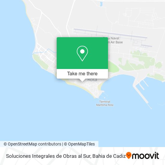 Soluciones Integrales de Obras al Sur map