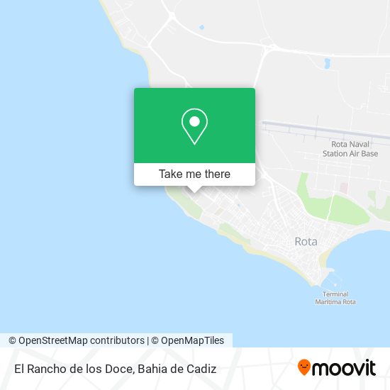 El Rancho de los Doce map