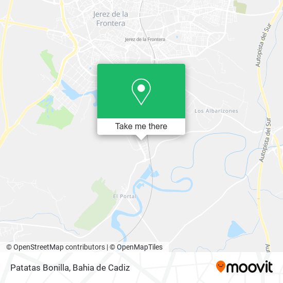 Patatas Bonilla map