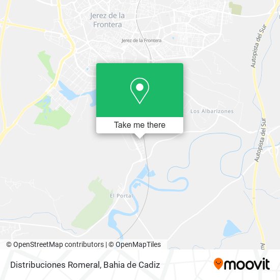 Distribuciones Romeral map