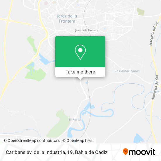 Caribans av. de la Industria, 19 map