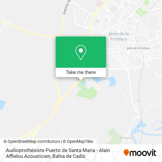 Audioprothésiste Puerto de Santa Maria - Alain Afflelou Acousticien map