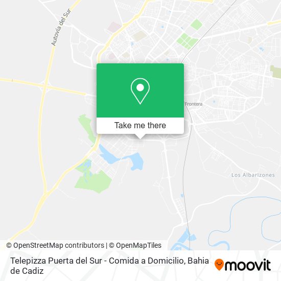 Telepizza Puerta del Sur - Comida a Domicilio map