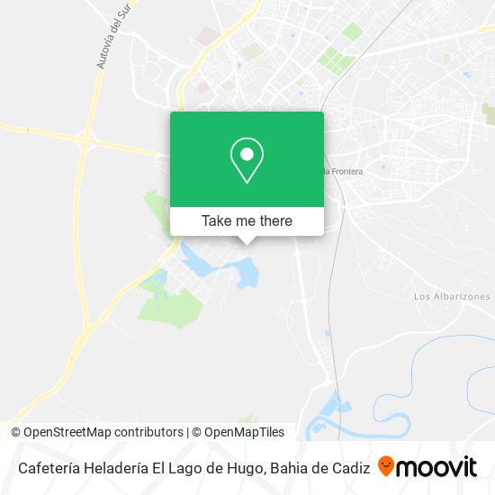 Cafetería Heladería El Lago de Hugo map
