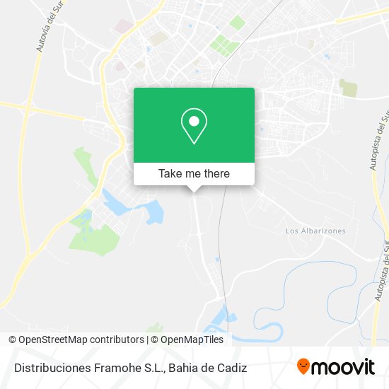 Distribuciones Framohe S.L. map