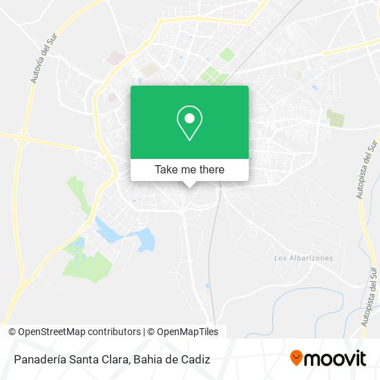 Panadería Santa Clara map