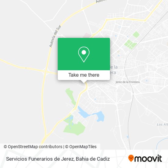 Servicios Funerarios de Jerez map