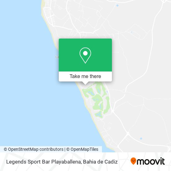 Legends Sport Bar Playaballena map