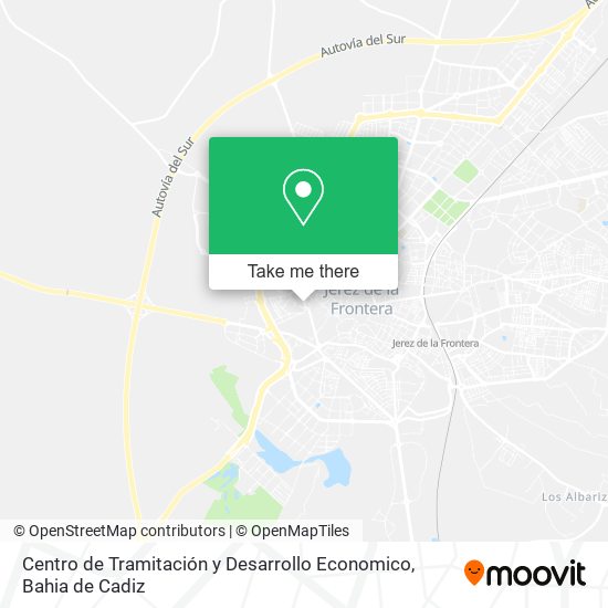 Centro de Tramitación y Desarrollo Economico map