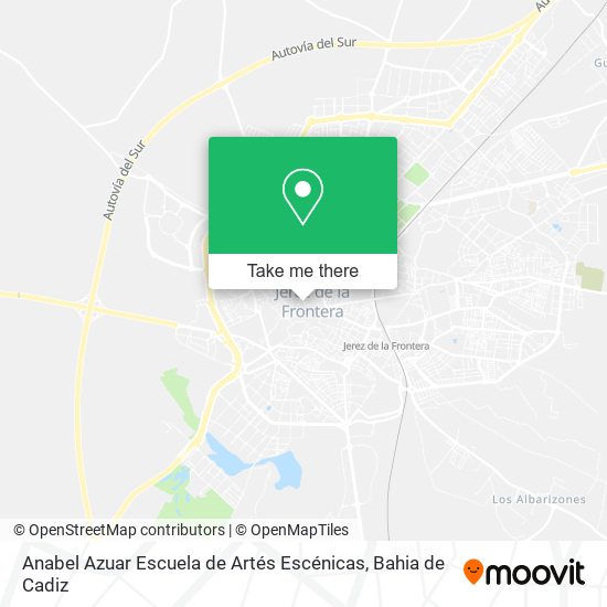 Anabel Azuar Escuela de Artés Escénicas map